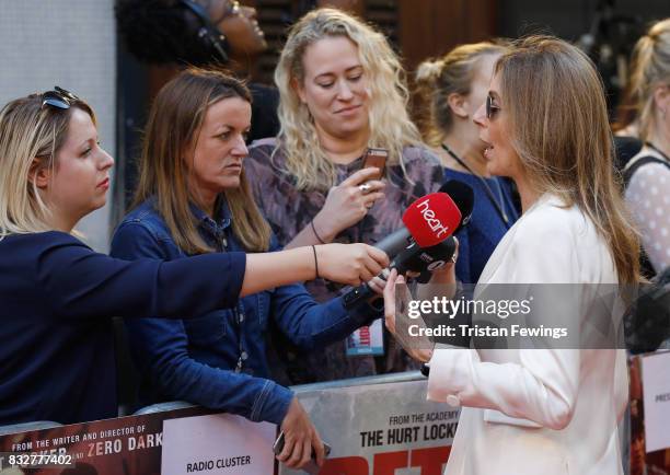 Director Kathryn Bigelow arriving at the 'Detroit' European Premiere at The Curzon Mayfair on August 16, 2017 in London, England.