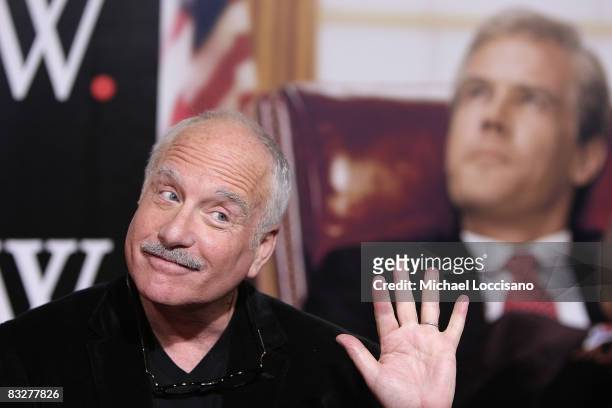 Actor Richard Dreyfuss attends the premiere of "W." at the Ziegfeld Theatre on October 14, 2008 in New York City.