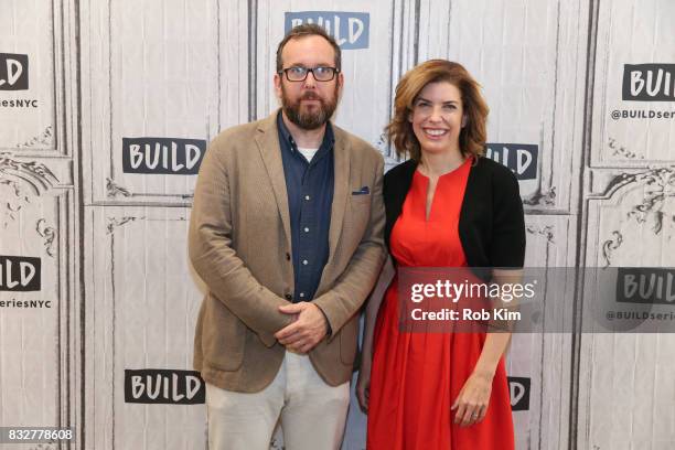 Scott and Julie Menin discuss the One Film, One New York Campaign at Build Studio on August 16, 2017 in New York City.