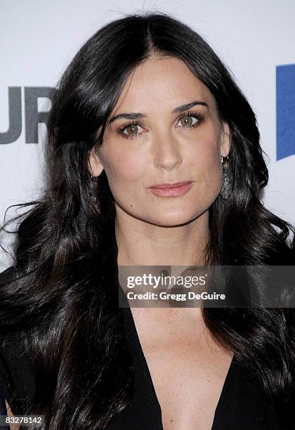 Actress Demi Moore arrives at the Glamour Reel Moments at the Directors Guild Of America on October 14, 2008 in Los Angeles, California.