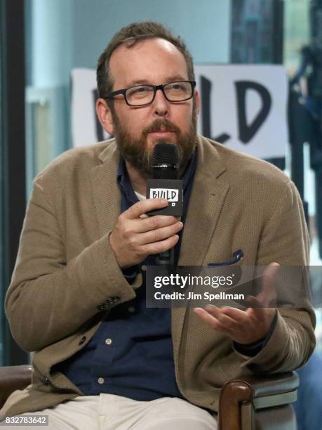 Scott attends Build to discuss The One Film, One New York campaign at Build Studio on August 16, 2017 in New York City.