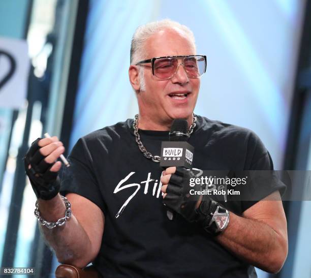 Andrew Dice Clay discusses his TV Show "Dice" at Build Studio on August 16, 2017 in New York City.