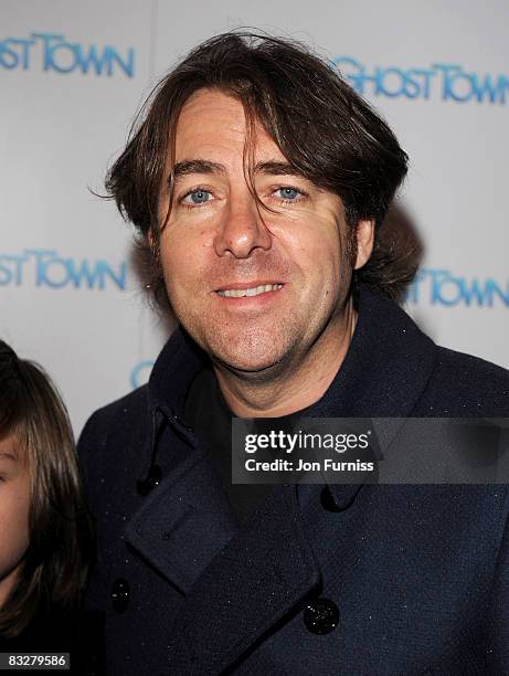 Jonathan Ross attends the VIP screening of Ghost Town at Apollo West End on October 14, 2008 in London, England.