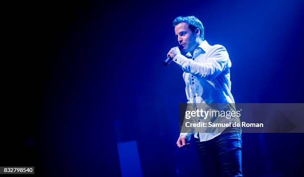 The magician Sun during his show 'Magic Spectacular' Theatre Play in Madrid on August 16, 2017 in Madrid, Spain.