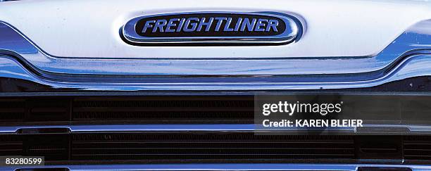 Freightliner heavy-duty truck is seen in this October 14, 2008 image taken in Gainesville, Virginia. German heavy truck maker Daimler said it will...