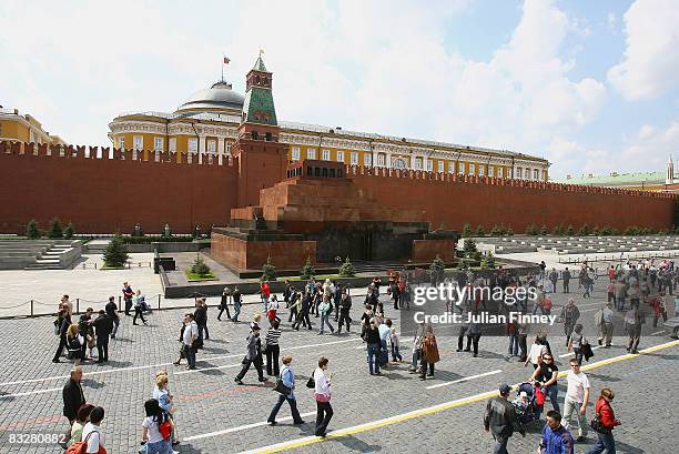 Lenin's Mausoleum also known as Lenin's Tomb, situated in the Red Square in Moscow, is the mausoleum that serves as the current resting place of...