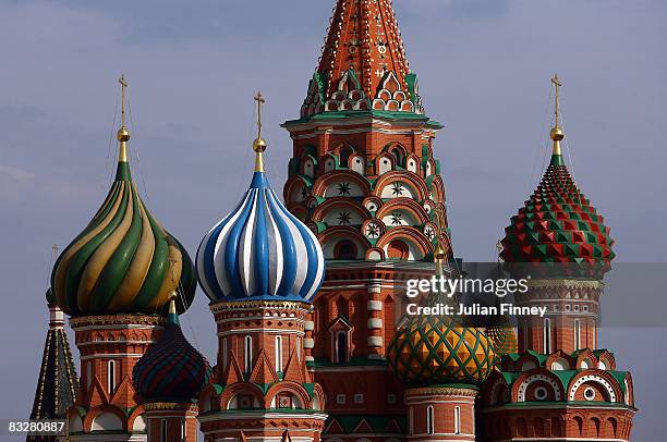 Cathedral of Saint Basil on the Red Square on May 18, 2008 in Moscow, Russia.