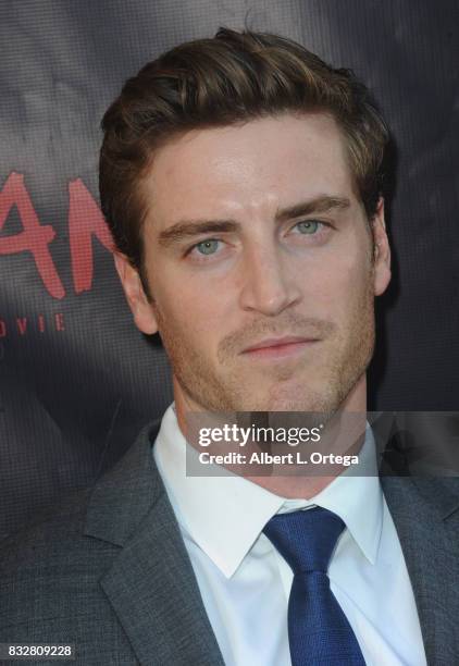 Actor Jake Lockett arrives for the Premiere Of Parade Deck’s “Lycan” held at Laemmle's Ahrya Fine Arts Theatre on August 15, 2017 in Beverly Hills,...