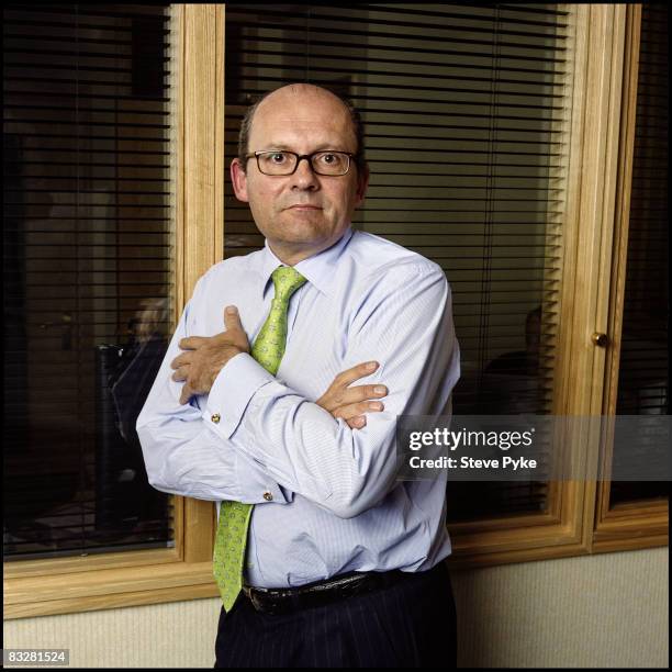 Chief Executive of ICAP Michael Spencer poses for a portrait shoot in London, UK.