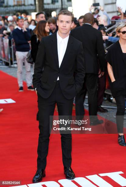 Will Poulter arrives for the European Premiere of 'Detroit' at The Curzon Mayfair on August 16, 2017 in London, England.