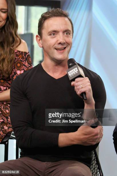 Actor Peter Serafinowicz attends Build to discuss "The Tick" at Build Studio on August 16, 2017 in New York City.