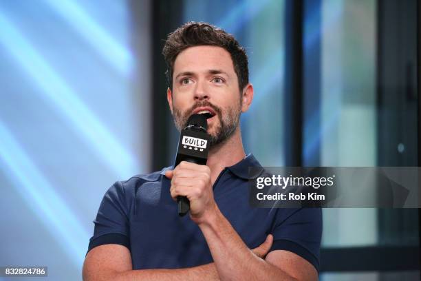 Brendan Hines of "The Tick" visits at Build Studio on August 16, 2017 in New York City.