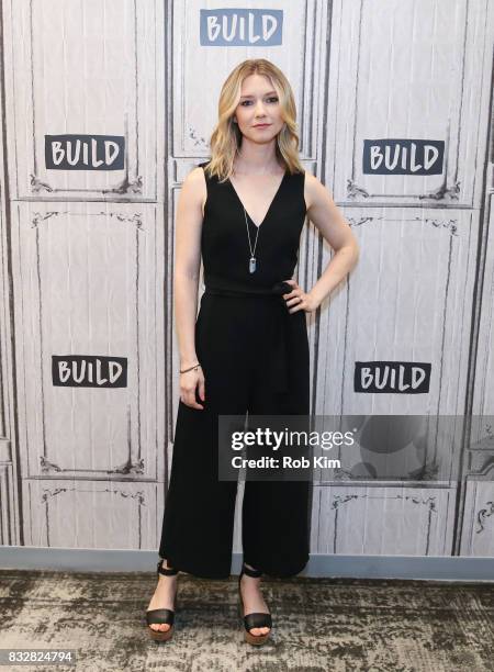Valorie Curry of "The Tick" visits at Build Studio on August 16, 2017 in New York City.