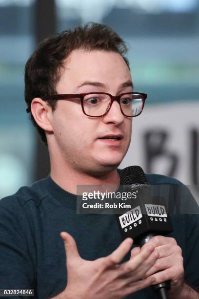 Griffin Newman of "The Tick" visits at Build Studio on August 16, 2017 in New York City.