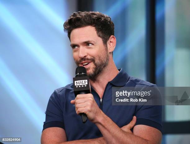 Brendan Hines of "The Tick" visits at Build Studio on August 16, 2017 in New York City.