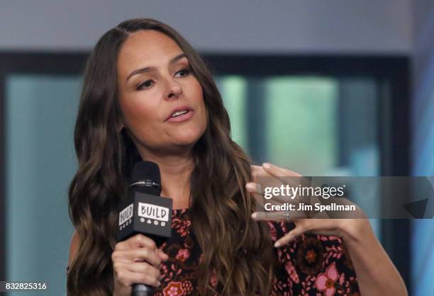Actress Yara Martinez attends Build to discuss "The Tick" at Build Studio on August 16, 2017 in New York City.