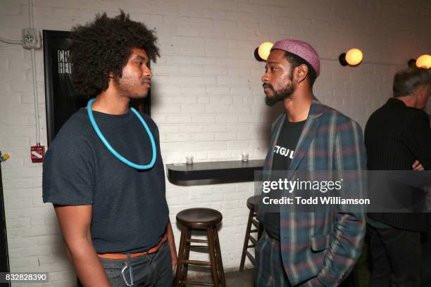 Terence Nance and Lakeith Stanfield attend the Crown Heights New York premiere at The Metrograph on August 15, 2017 in New York City.
