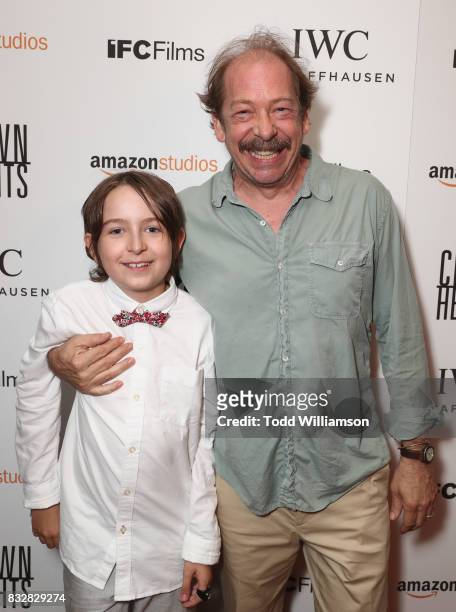 Silas Camp and actor Bill Camp attend the Crown Heights New York premiere at The Metrograph on August 15, 2017 in New York City.
