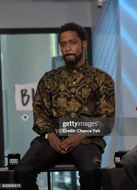 Lakeith Stanfield attends Build series to discuss "Crown Heights" at Build Studio on August 16, 2017 in New York City.