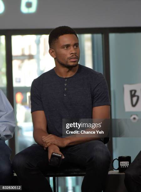 Nnamdi Asomugha attends Build series to discuss "Crown Heights" at Build Studio on August 16, 2017 in New York City.