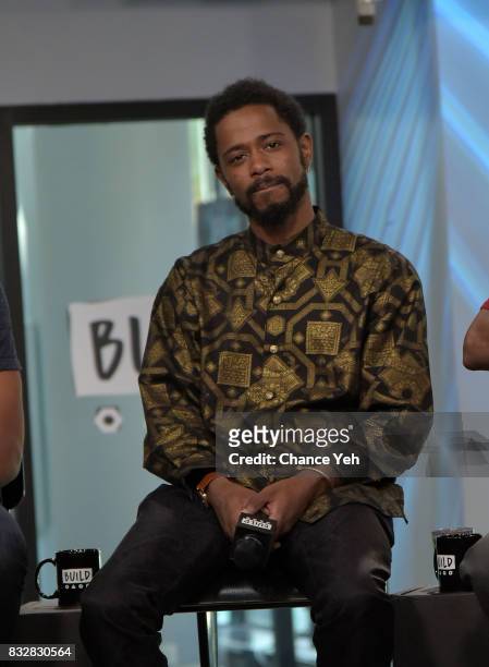 Lakeith Stanfield attends Build series to discuss "Crown Heights" at Build Studio on August 16, 2017 in New York City.