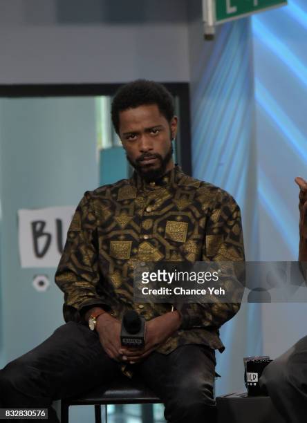 Lakeith Stanfield attends Build series to discuss "Crown Heights" at Build Studio on August 16, 2017 in New York City.