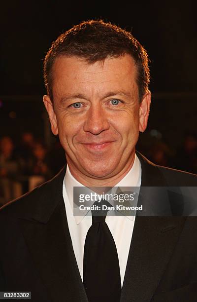 Screenwriter Peter Morgan attends the premiere of 'Frost/Nixon' at the opening gala for the BFI 52nd London Film Festival held at the Odeon Leicester...