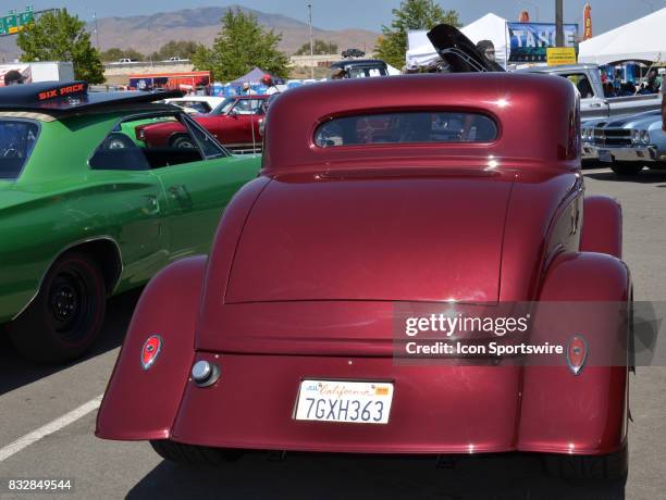 Beautiful 1934 Ford 3-window Coupe on display at the Hot August Nights Custom Car Show the largest nostalgic car show in the world on August 11, 2017...