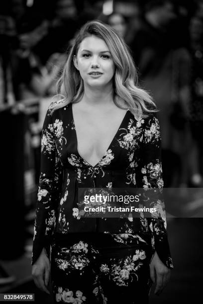 Hannah Murray arriving at the 'Detroit' European Premiere at The Curzon Mayfair on August 16, 2017 in London, England.