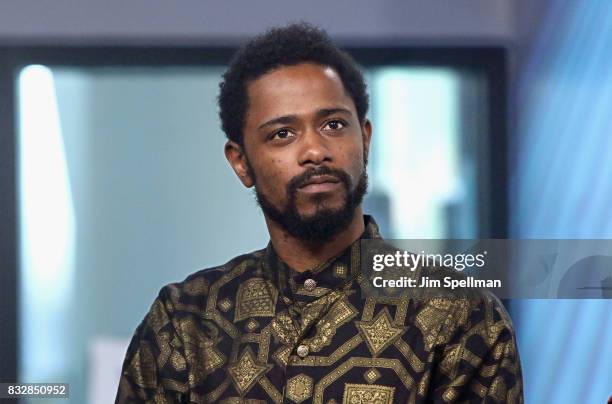 Actor LaKeith Stanfield attends Build to discuss "Crown Heights" at Build Studio on August 16, 2017 in New York City.