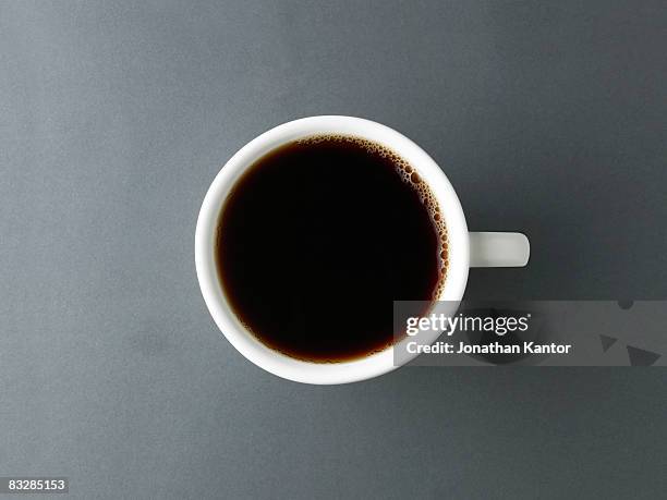 coffee above - café preto imagens e fotografias de stock