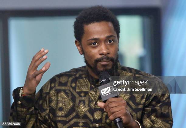 Actor LaKeith Stanfield attends Build to discuss "Crown Heights" at Build Studio on August 16, 2017 in New York City.