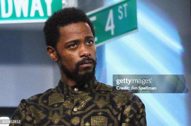 Actor LaKeith Stanfield attends Build to discuss "Crown Heights" at Build Studio on August 16, 2017 in New York City.