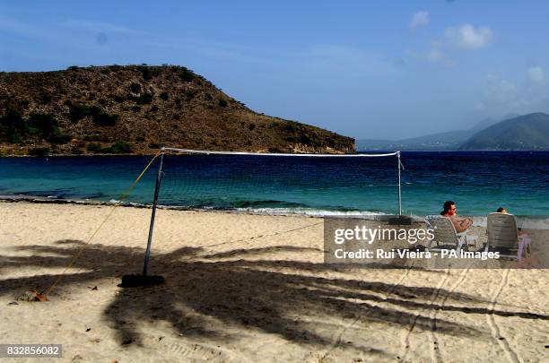 Cockleshell Bay beach , St Kitts, Saturday March 17 2007. PA photo: Rui Vieira.