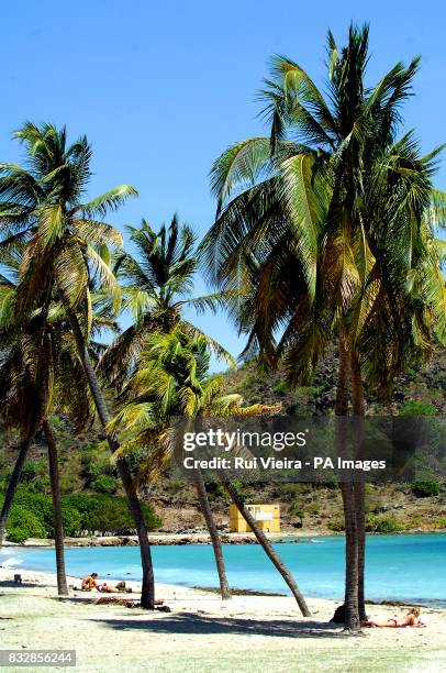 Cockleshell Bay beach, St Kitts, Sunday March 18 2007. PA photo: Rui Vieira.