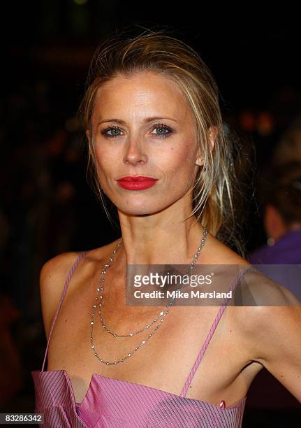 Model Laura Bailey arrives at the London Film Festival Opening Night Gala of Frost/ Nixon at the Odeon Leicester Square in London on 15th October 2008