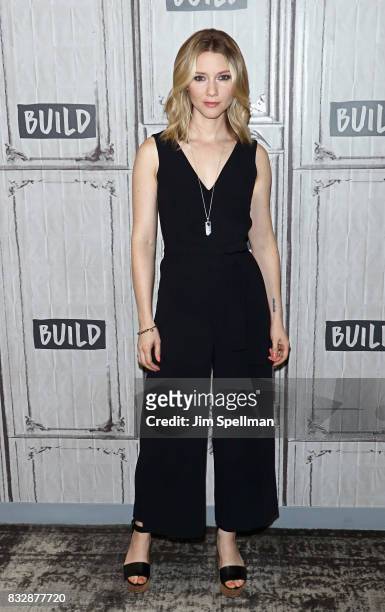 Actress Valorie Curry attends Build to discuss "The Tick" at Build Studio on August 16, 2017 in New York City.