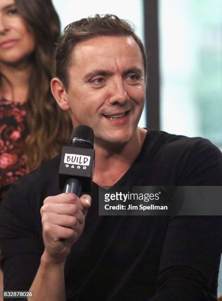 Actor Peter Serafinowicz attends Build to discuss "The Tick" at Build Studio on August 16, 2017 in New York City.