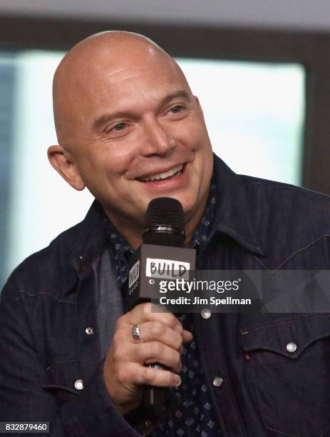 Actor Michael Cerveris attends Build to discuss "The Tick" at Build Studio on August 16, 2017 in New York City.