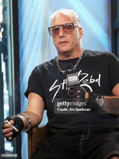 Actor/comedian Andrew Dice Clay attends Build to discuss his TV show "Dice" at Build Studio on August 16, 2017 in New York City.