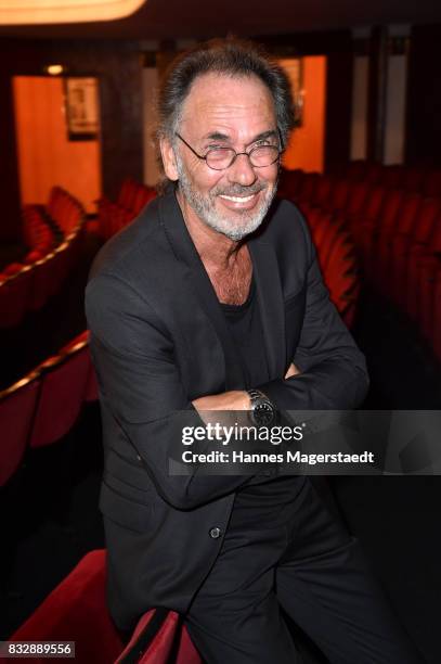 Hugo Egon Balder during the 'Aufguss' premiere at Komoedie im Bayerischen Hof on August 16, 2017 in Munich, Germany.