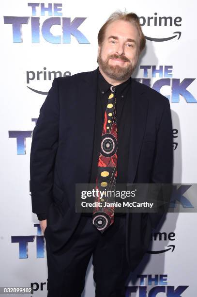 Producer David Fury attends "The Tick" Blue Carpet Premiere at Village East Cinema on August 16, 2017 in New York City.