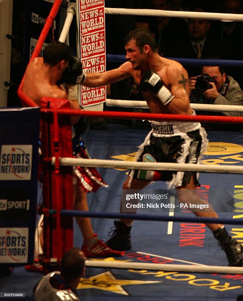 Boxing - WBO Title - Peter Manfredo v Joe Calzaghe - Millennium Stadium