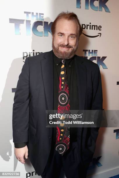 Executive producer David Fury attends the blue carpet premiere of Amazon Prime Video original series "The Tick" at Village East Cinema on August 16,...
