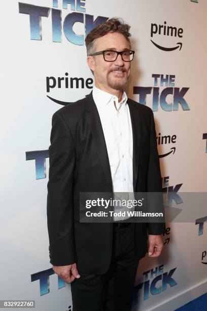 Executive producer Barry Josephson attends the blue carpet premiere of Amazon Prime Video original series "The Tick" at Village East Cinema on August...