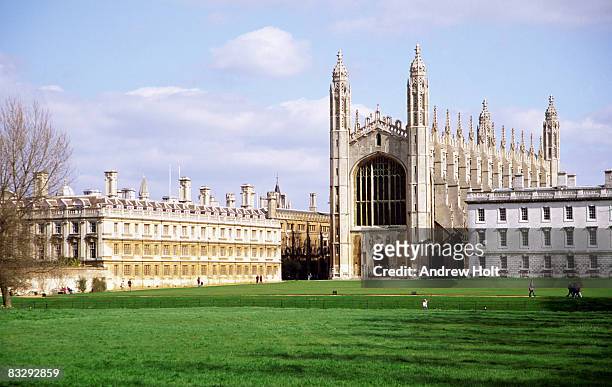 king's college cambridge england - cambridge university stock pictures, royalty-free photos & images