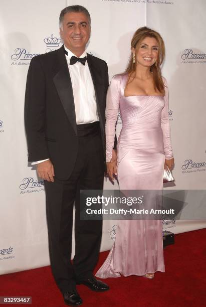 Reza Pahlavi, Crown Prince of Iran and princess Yasmine Pahlavi attend the 2008 Princess Grace awards gala at Cipriani 42nd Street on October 15,...