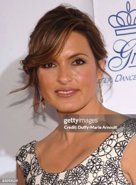 Actress Mariska Hargitay attends the 2008 Princess Grace awards gala at Cipriani 42nd Street on October 15, 2008 in New York City.