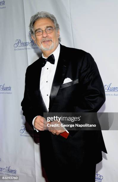 Placido Domingo attends The Princess Grace Awards Gala at Cipriani 42nd Street on October 15, 2008 in New York City.