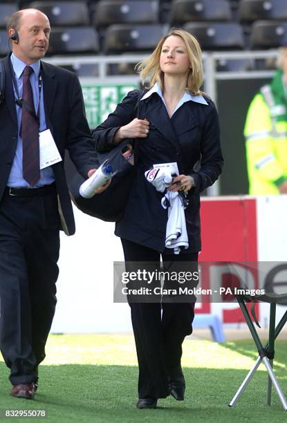 Sports commentator Jacqui Oatley, who will become the first woman commentator in Match of the Day's 43-year history.